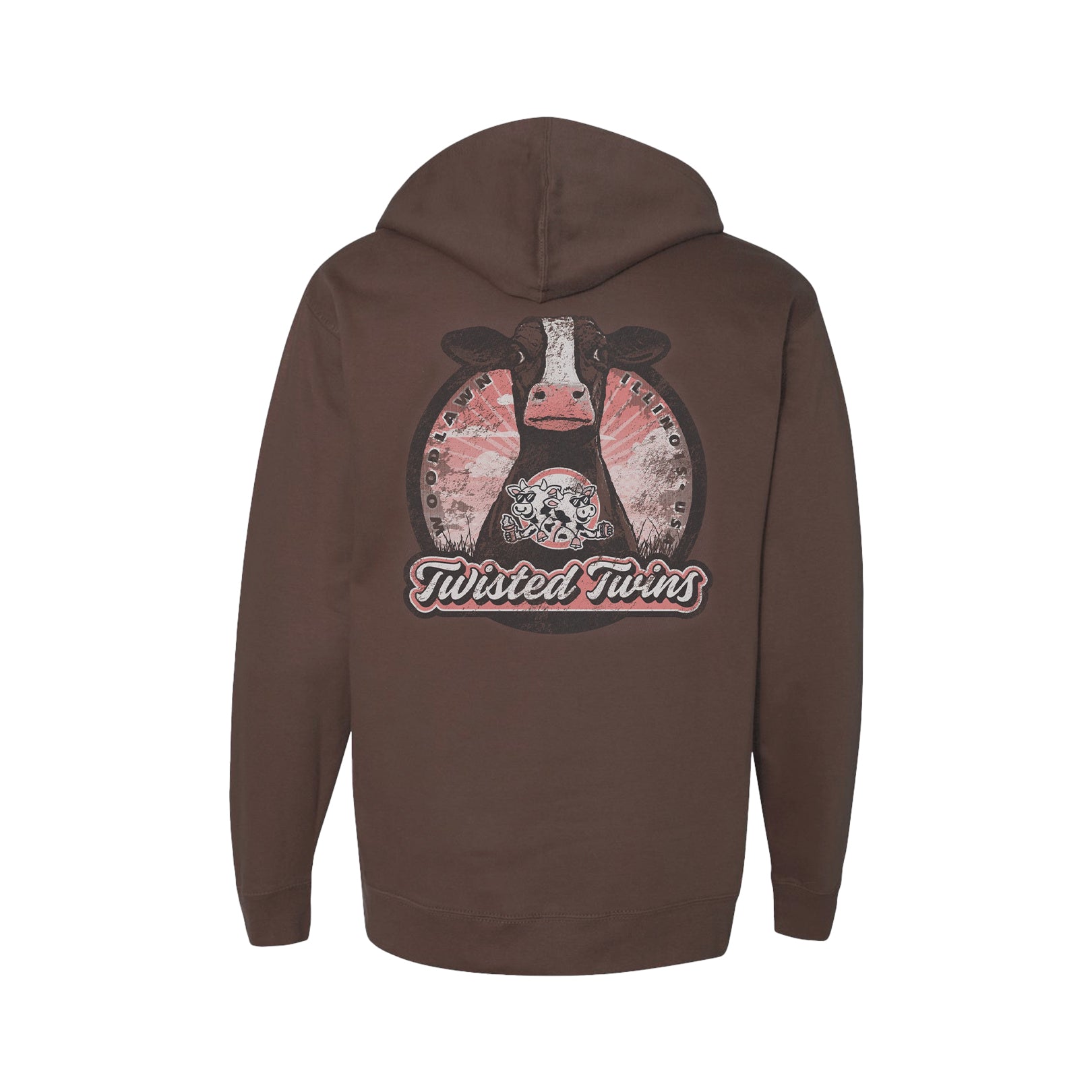 Brown - Moolawn Hoodie – HardHeaded